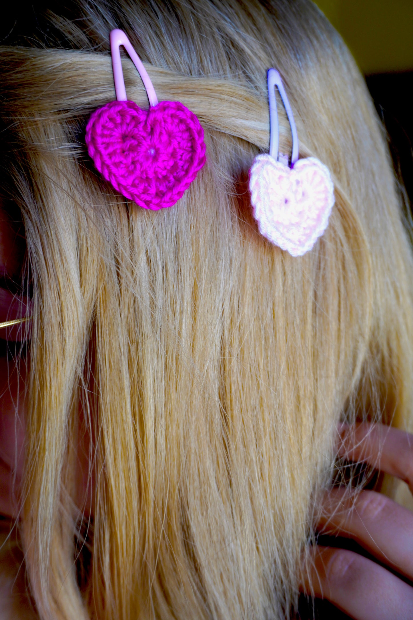Mollettina Kawaii - Cuore Grande Handmade Uncinetto