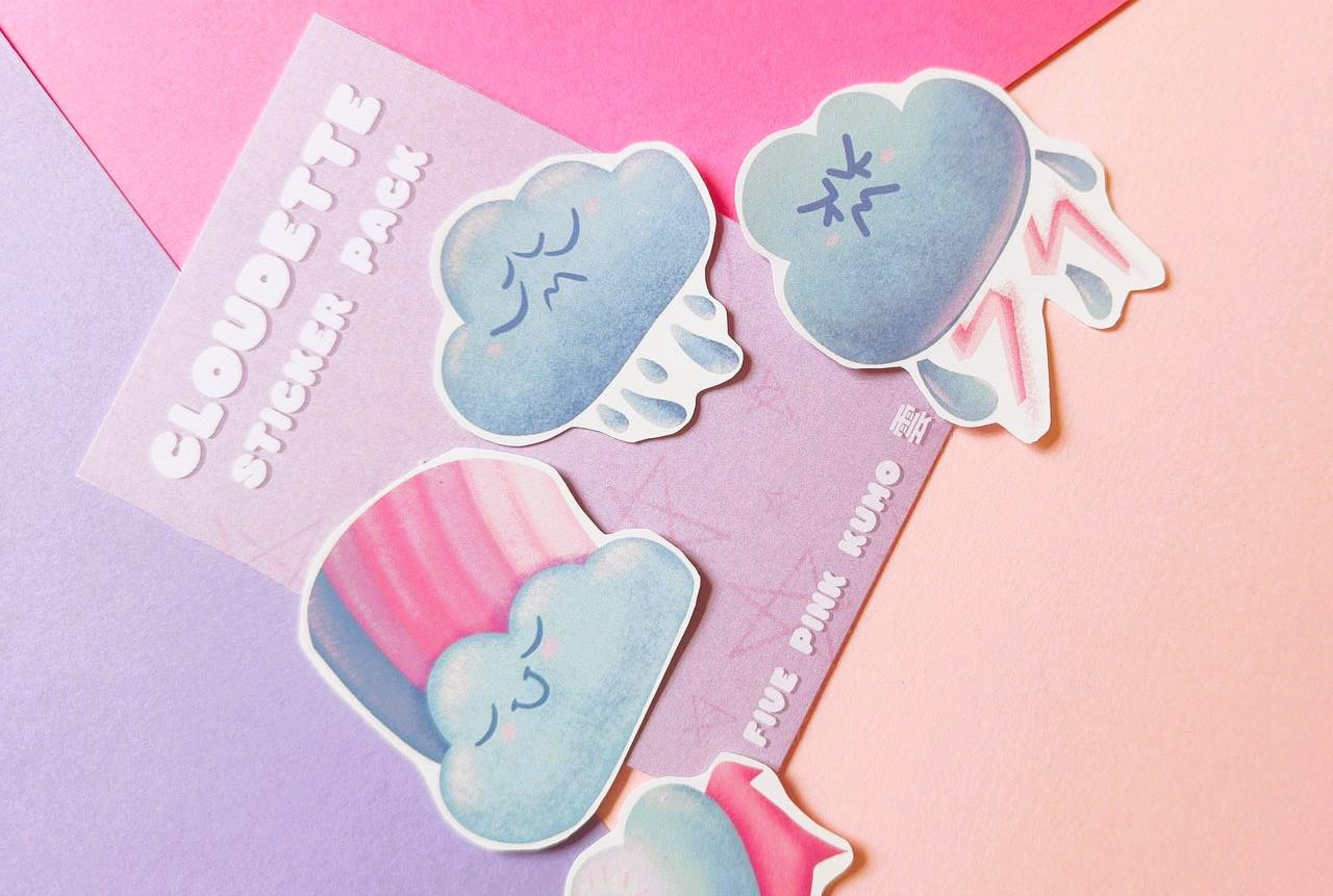 Pack adesivi Cloudette - Weather Mood