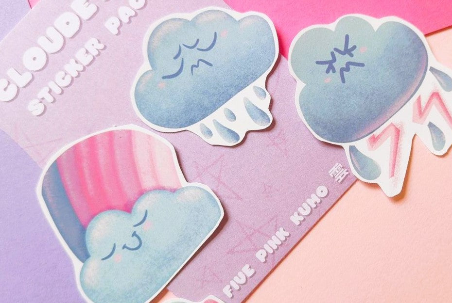 Pack adesivi Cloudette - Weather Mood