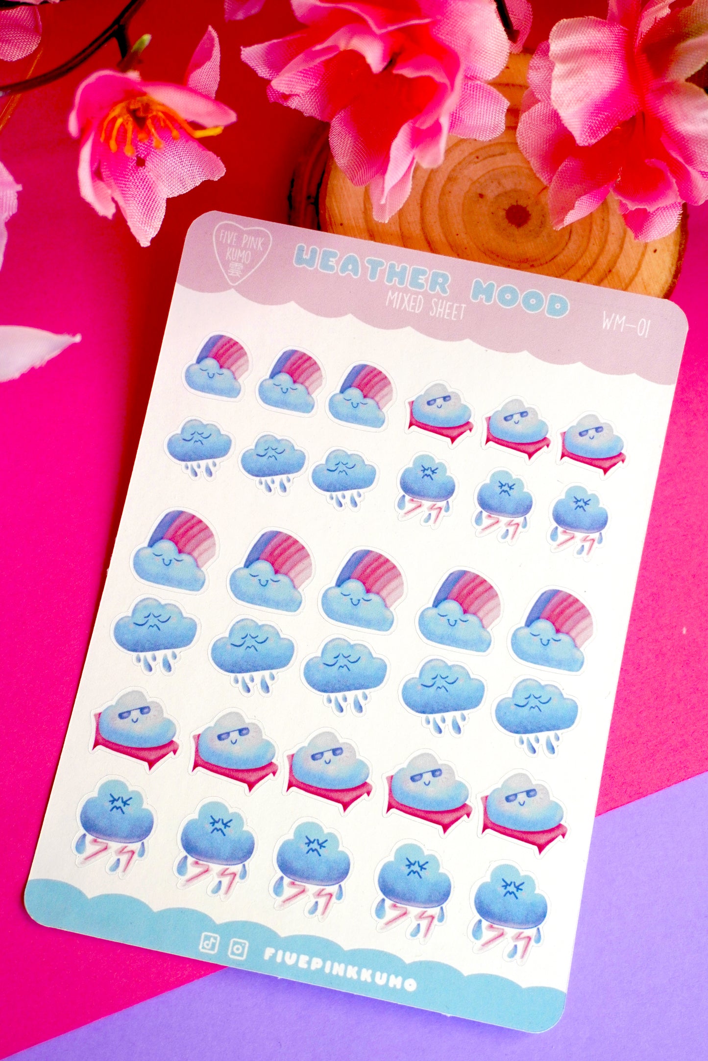Foglio adesivi Weather Mood Mixed Sheet