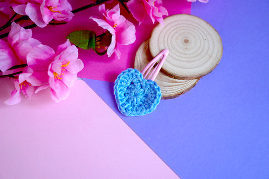 Mollettina Kawaii - Cuore Grande Handmade Uncinetto