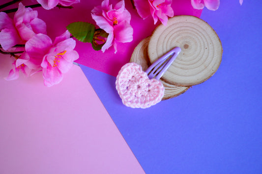 Mollettina Kawaii - Cuore Grande Handmade Uncinetto