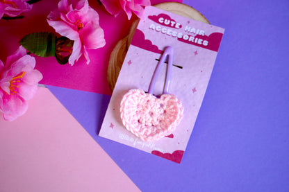 Mollettina Kawaii - Cuore Grande Handmade Uncinetto