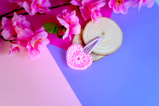 Mollettina Kawaii - Cuore Grande Handmade Uncinetto