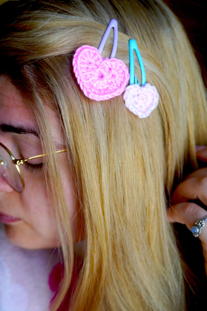 Mollettina Kawaii - Cuore Piccolo Handmade Uncinetto