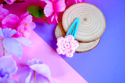 Mollettina Kawaii - Fiore Piccolo Handmade Uncinetto