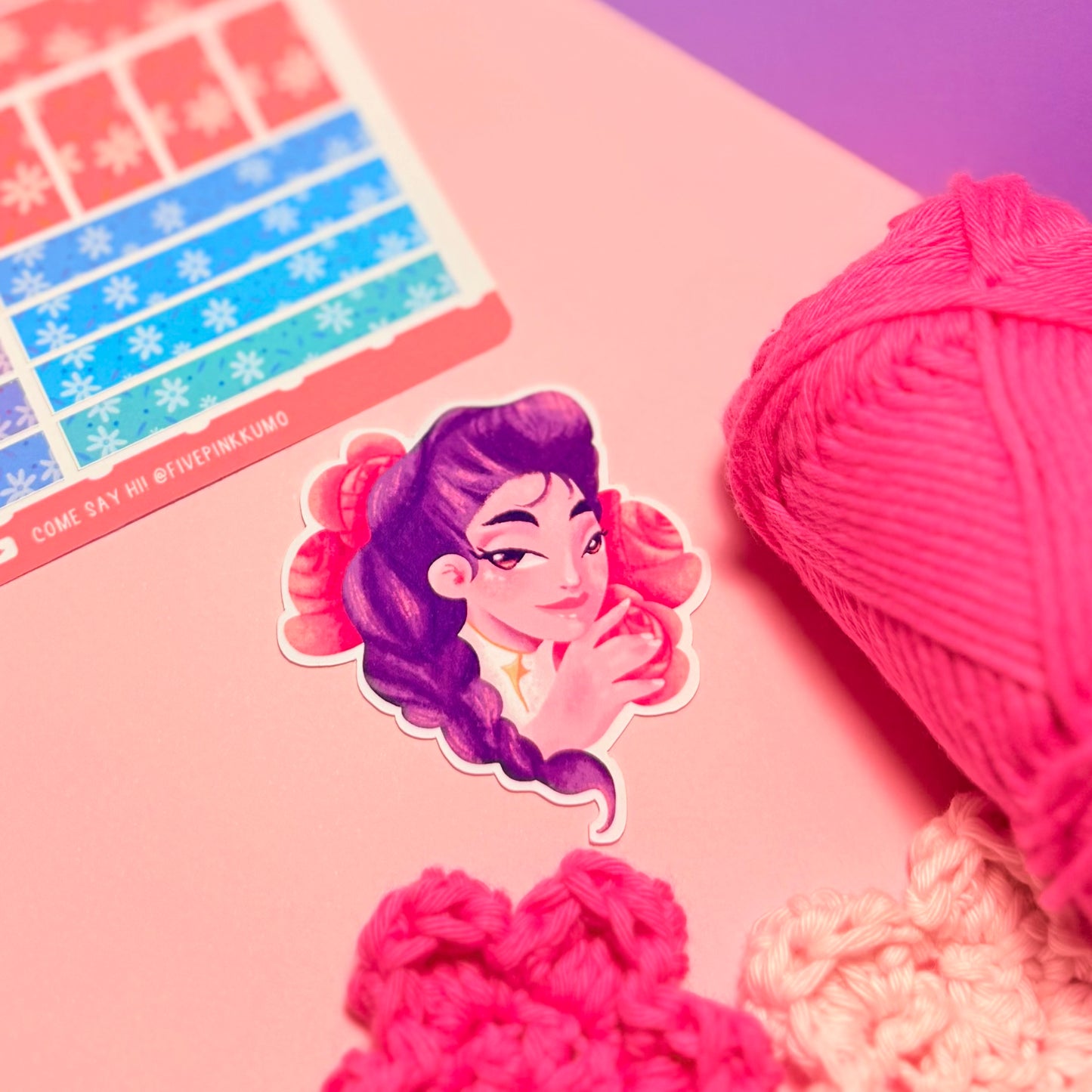 Sticker Rumi KPop Demon Hunters Kawaii Handmade