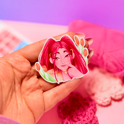 Sticker Mira KPop Demon Hunters Kawaii Handmade