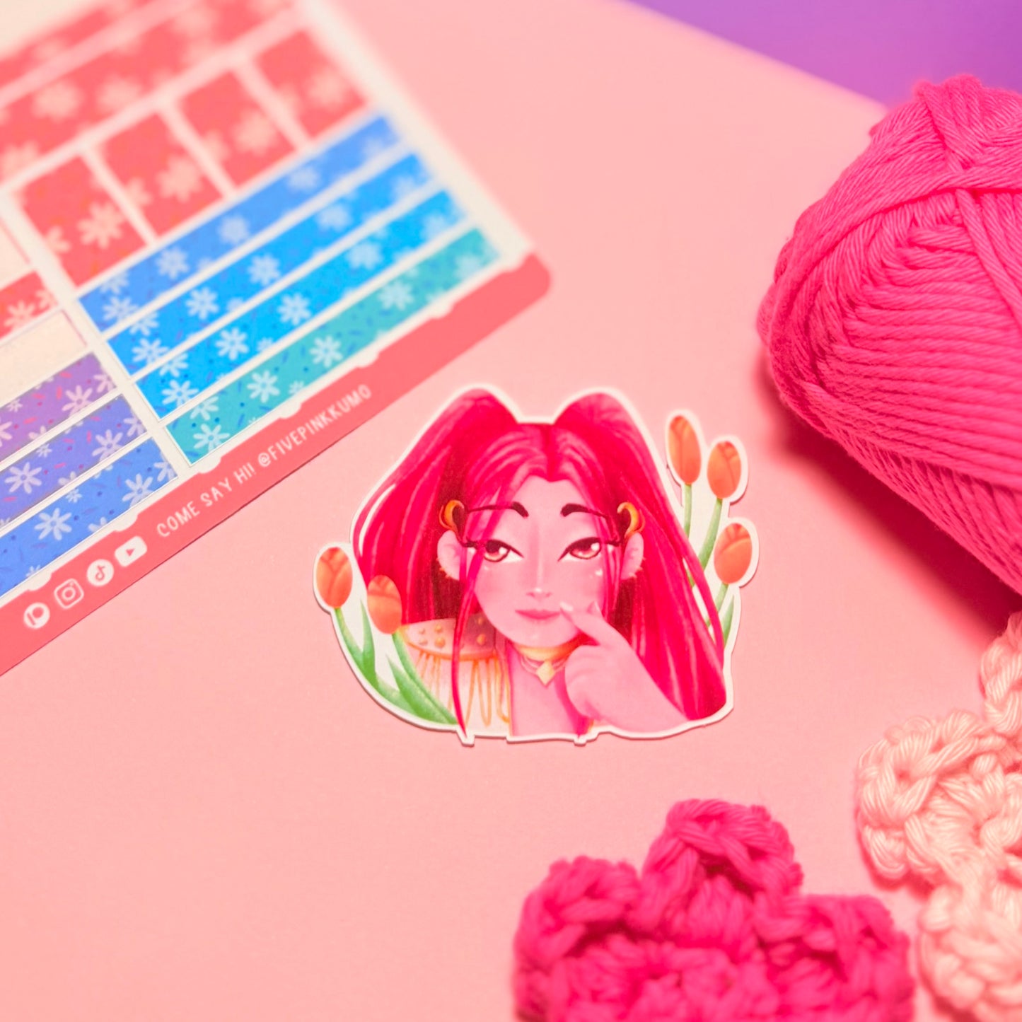 Sticker Mira KPop Demon Hunters Kawaii Handmade