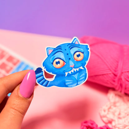 Sticker Derpy Tiger KPop Demon Hunters Kawaii Handmade