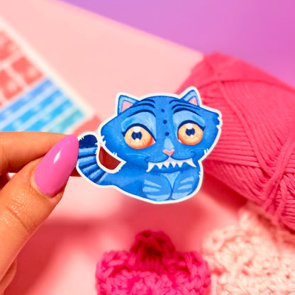 Sticker Derpy Tiger KPop Demon Hunters Kawaii Handmade