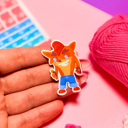 Sticker Crash Bandicoot Kawaii Handmade