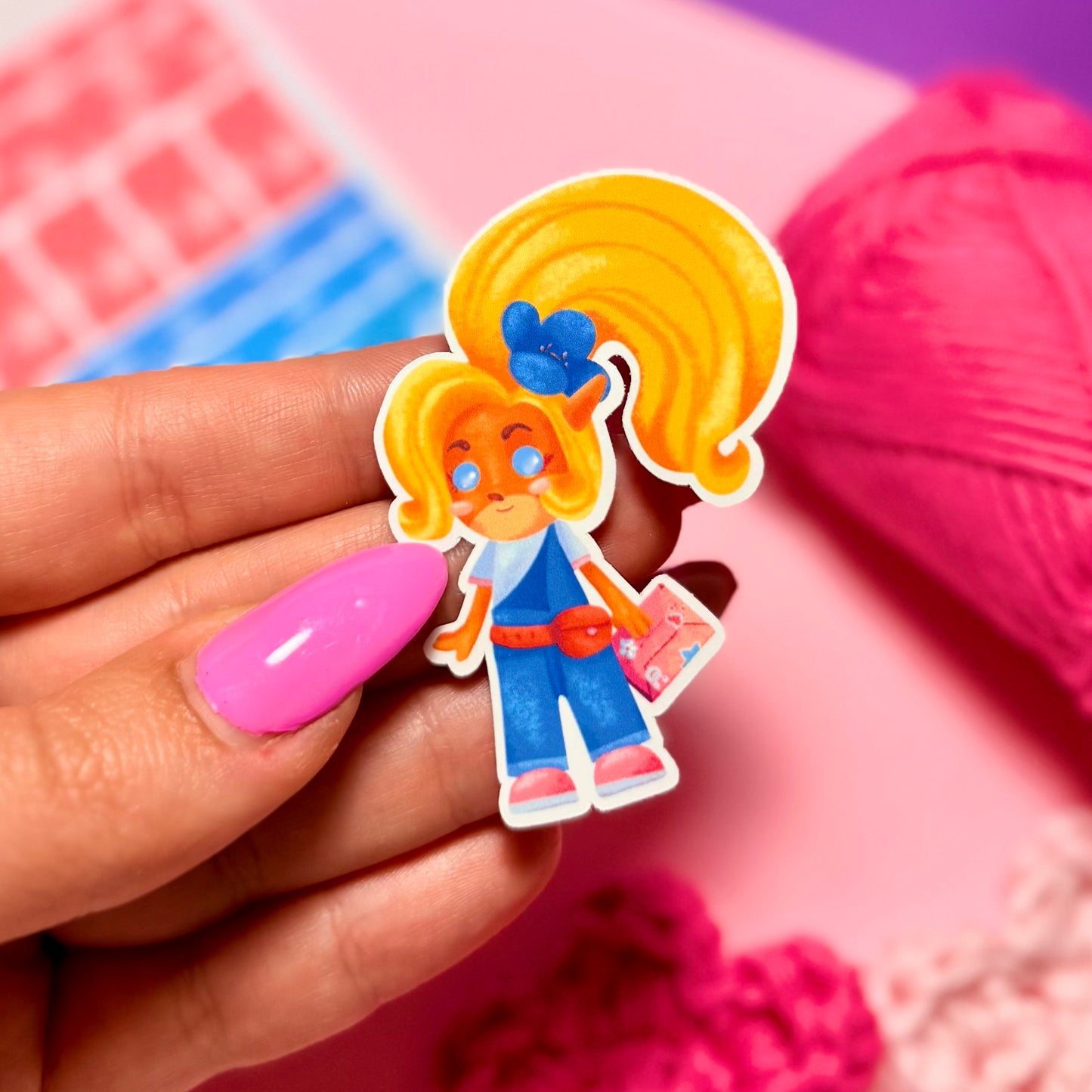 Sticker Coco Bandicoot Kawaii Handmade