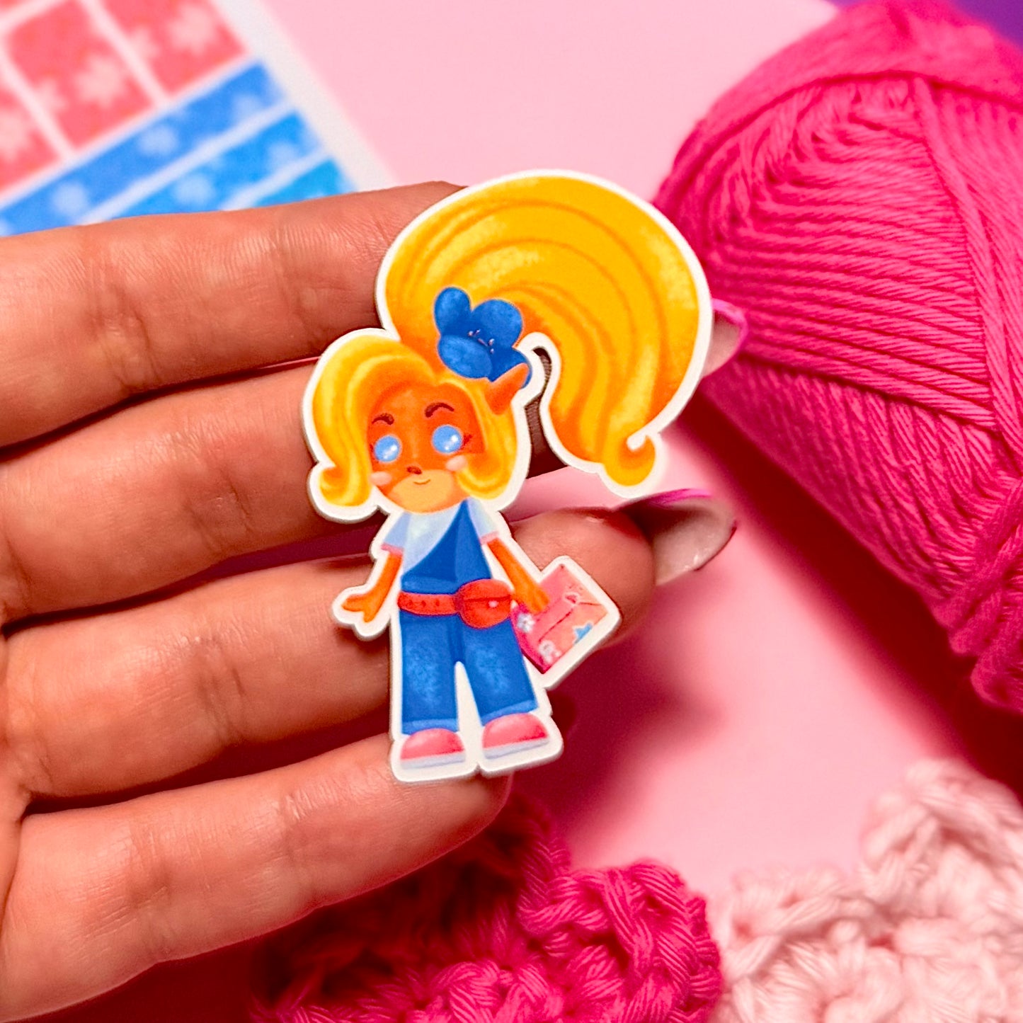 Sticker Coco Bandicoot Kawaii Handmade