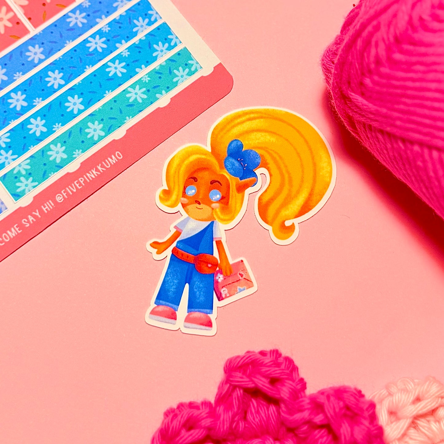 Sticker Coco Bandicoot Kawaii Handmade