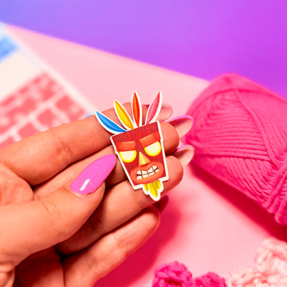 Sticker Aku Aku Kawaii Handmade
