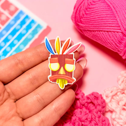 Sticker Aku Aku Kawaii Handmade