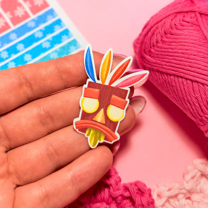 Sticker Aku Aku Kawaii Handmade