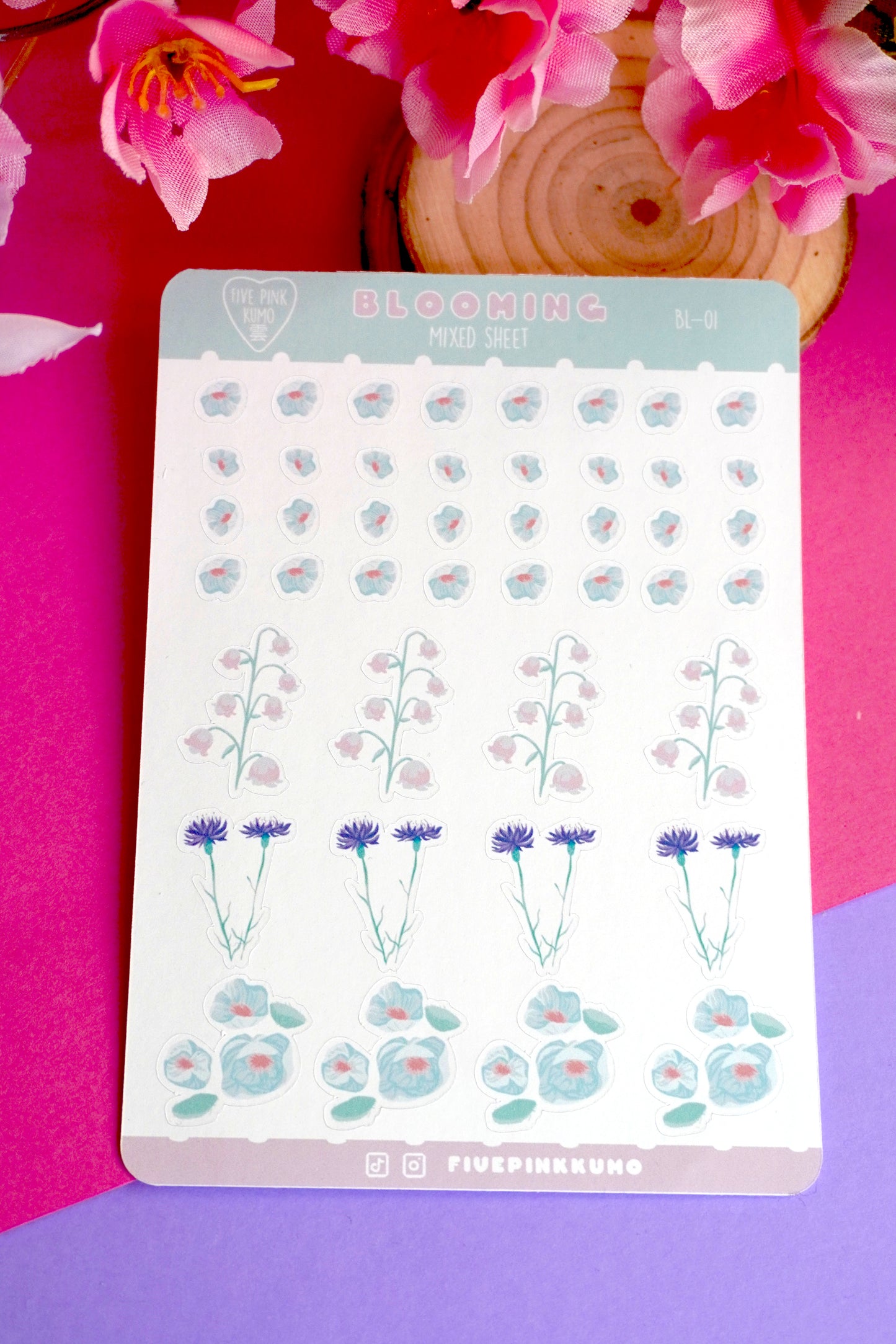 Blooming Mixed Sheet 1 sticker sheet