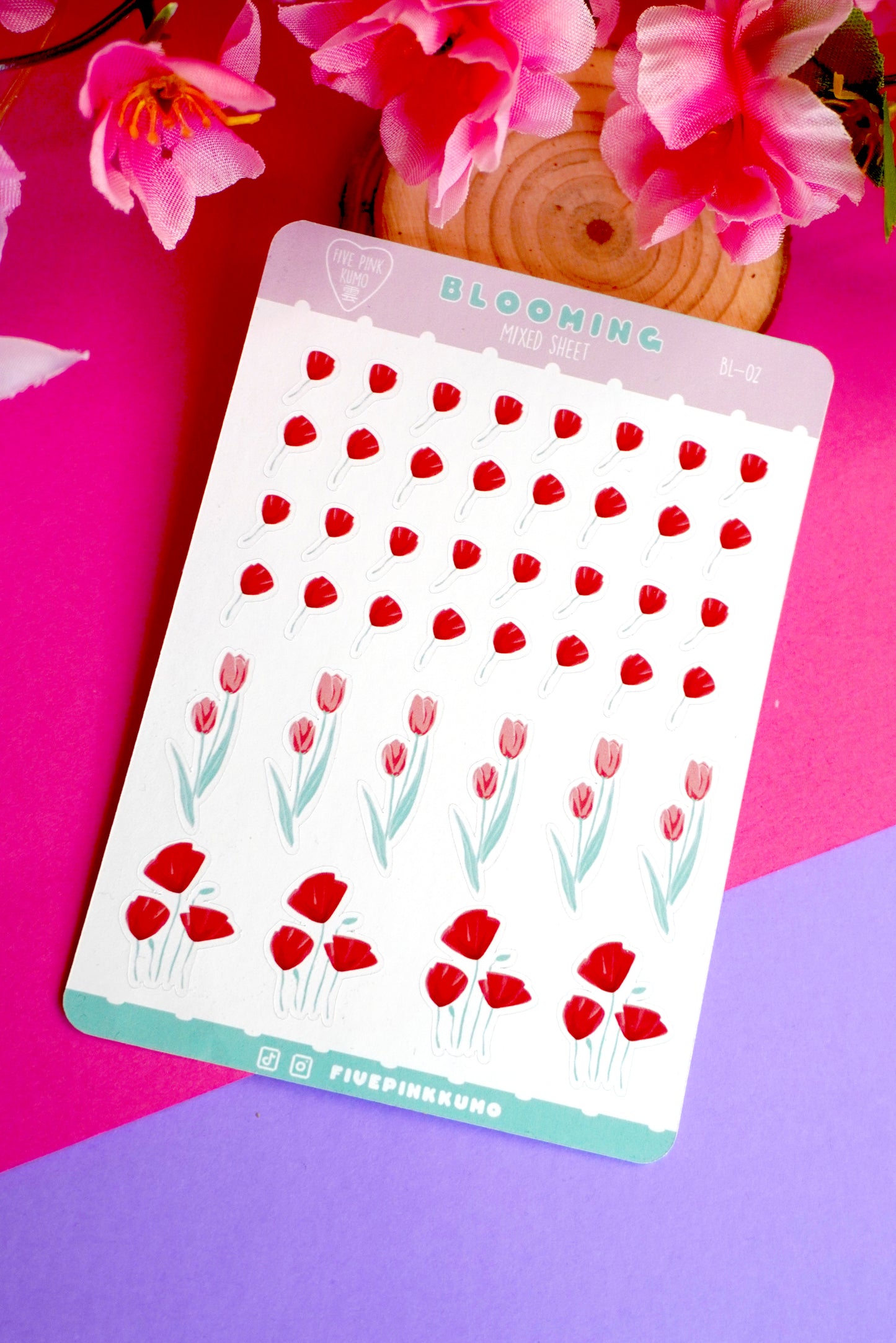 Blooming Mixed Sheet 2 sticker sheet