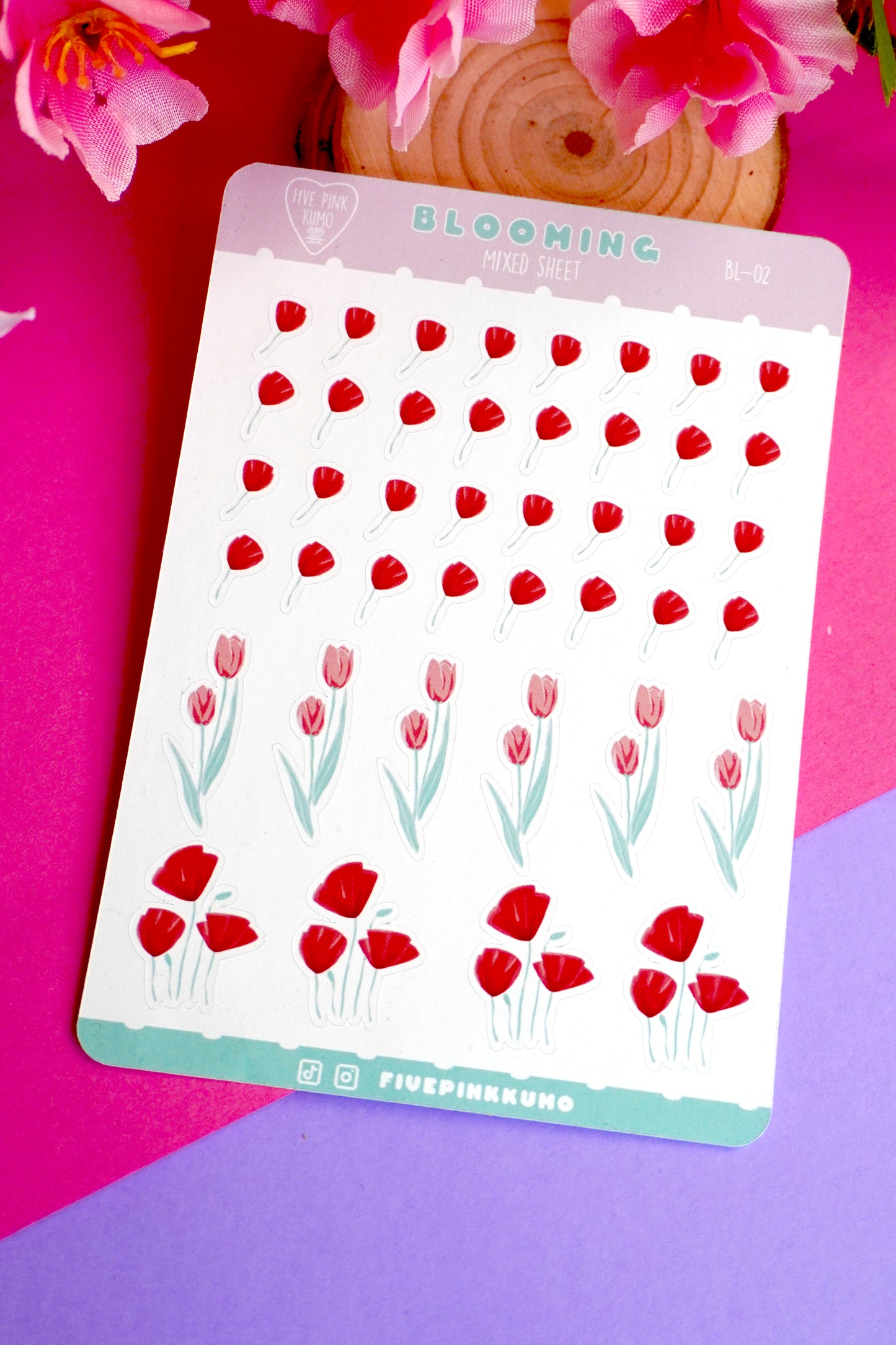 Blooming Mixed Sheet 2 sticker sheet