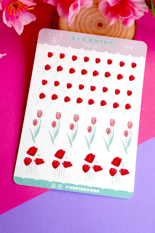 Foglio adesivi Blooming Mixed Sheet 2