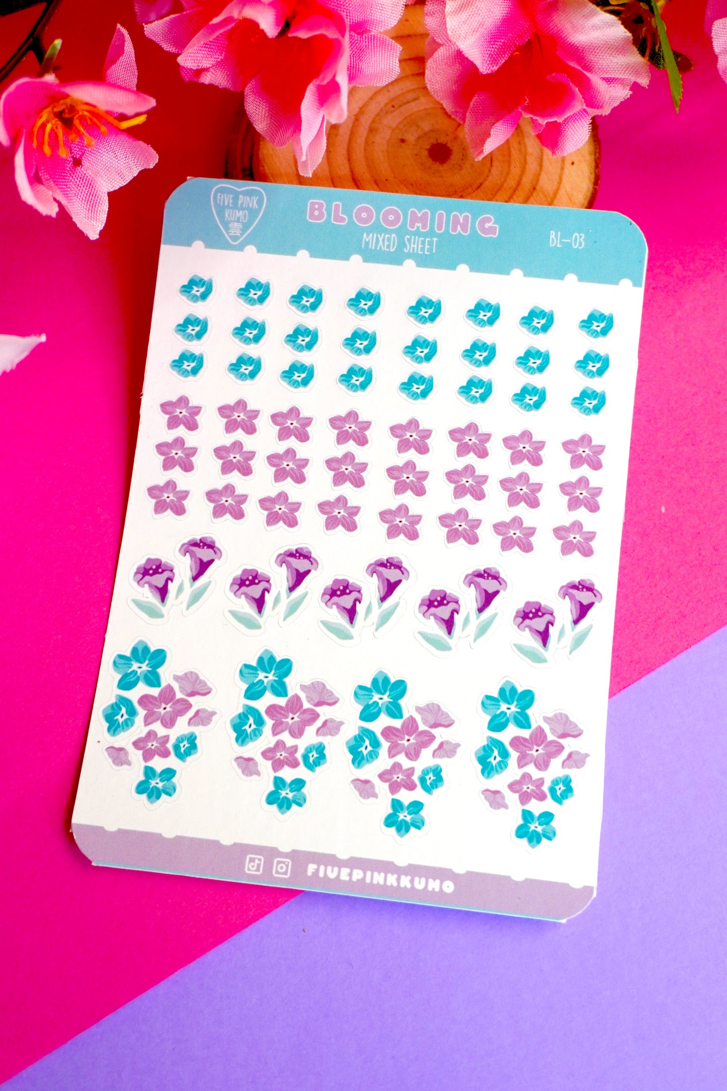 Blooming Mixed Sheet 3 sticker sheet