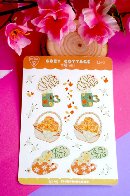 Foglio adesivi Cozy Cottage
