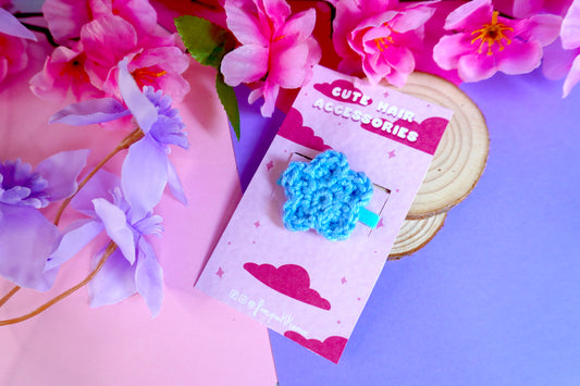 Elastico Kawaii - Fiore Grande Handmade Uncinetto