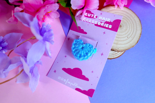 Elastico Kawaii - Cuore Piccolo Uncinetto Handmade