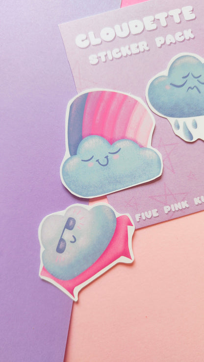 Pack adesivi Cloudette - Weather Mood