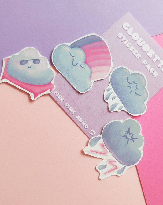 Pack adesivi Cloudette - Weather Mood