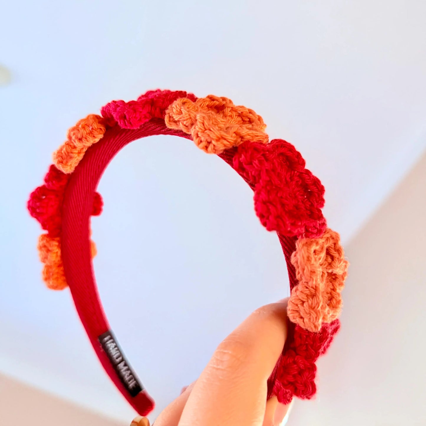 Cerchietto Fiori Uncinetto Estate Accessorio Capelli Fatto a Mano Tropicale Colorato Idea Regalo