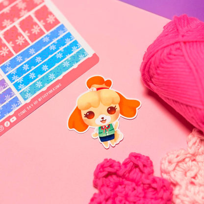 Adesivo Fuffi / Isabelle - Animal Crossing