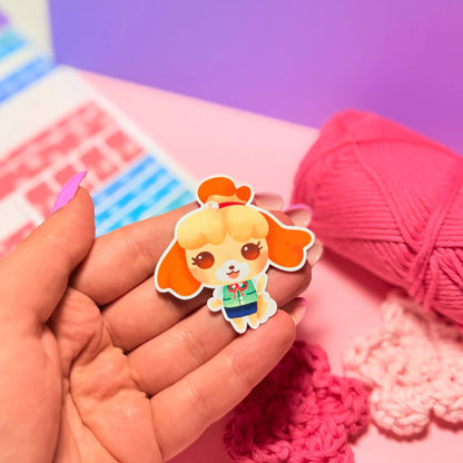 Adesivo Fuffi / Isabelle - Animal Crossing