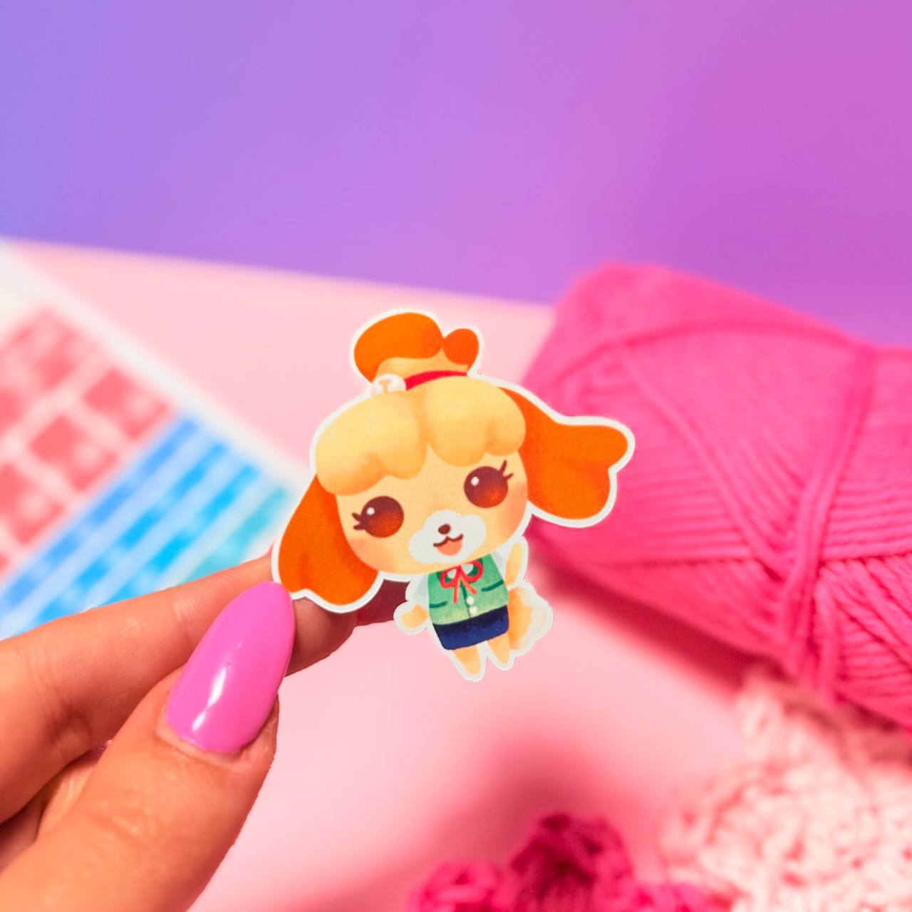 Adesivo Fuffi / Isabelle - Animal Crossing