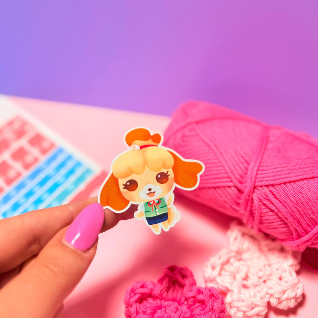 Adesivo Fuffi / Isabelle - Animal Crossing