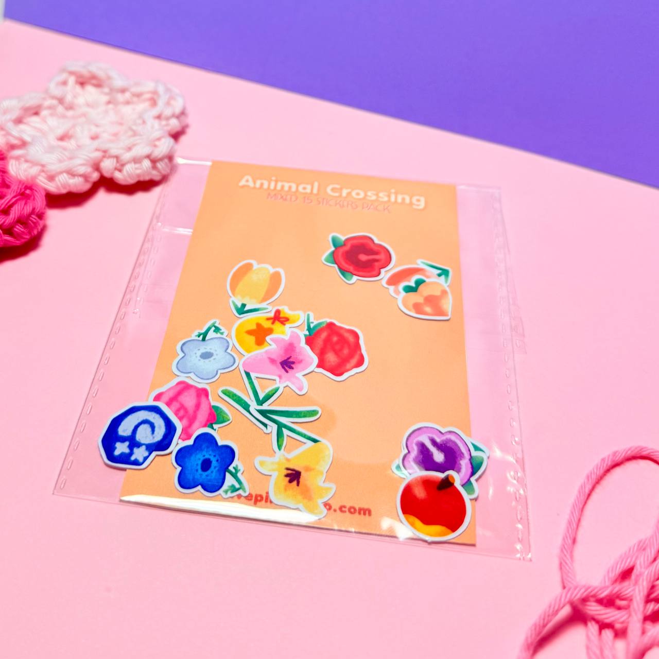 Pacco di 14 adesivi decorativi Animal Crossing
